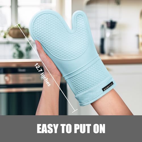 Silicone Oven Mitts and Pot Holders Sets