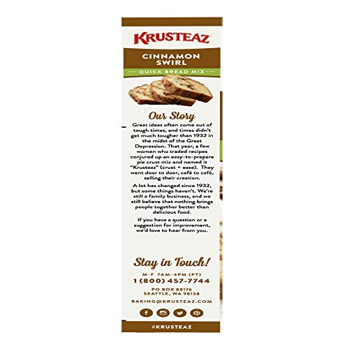 Cinnamon Swirl Quick Bread Mix (19.5 Ounce)