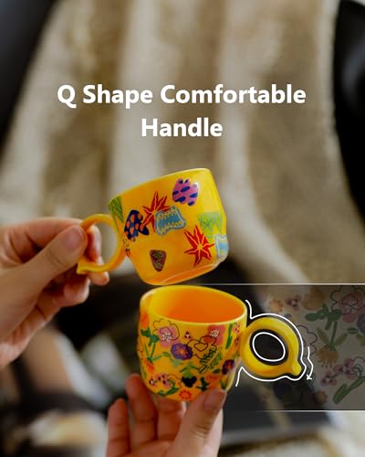 Ceramic Mini Espresso Cups Set of 2