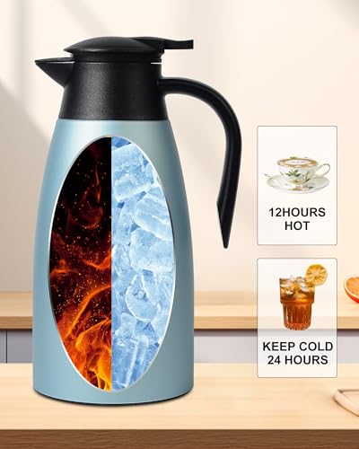 70 OZ Updated Thermal Coffee Carafe for keeping hot (2 Count)