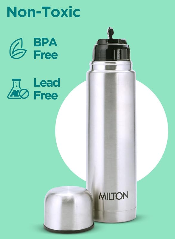 Flask 16 oz Insulated Water Bottle with Cover (2 Count)