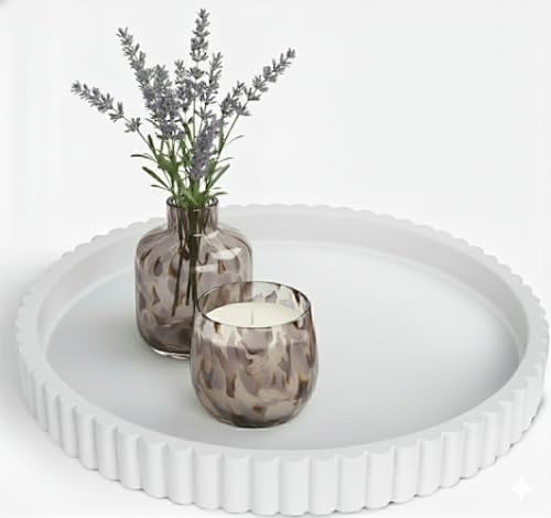 13 Inch Coffee Table Tray Round
