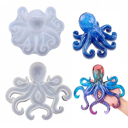Octopus Resin Mold (2 Count)