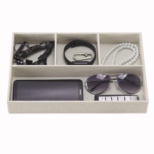 Desktop PU Leather Storage Rack