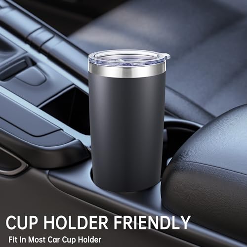 20 oz Tumblers Bulk Stainless Steel Tumbler with Lid (6 Count)