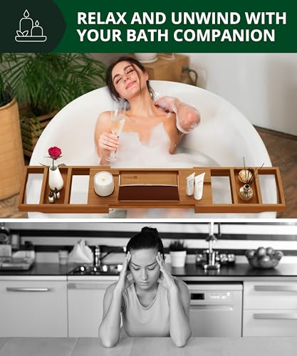 Trending Now Wood Bath Tray