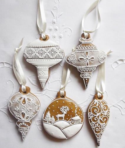 Christmas Ornament Cookie Cutters 8Pcs (8 Count)