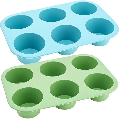 6 Cups Silicone Mini Muffin Pan Set
