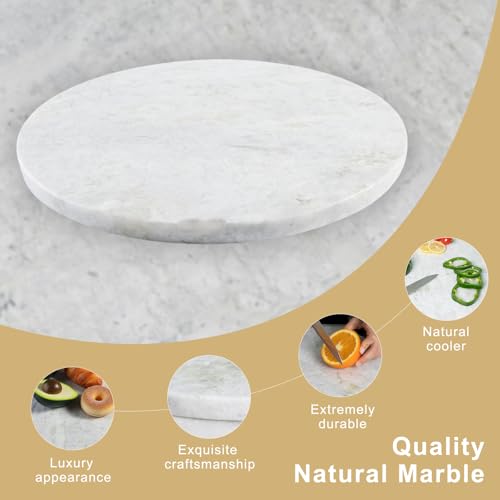16" Light Gray Marble Stone Cutting Board