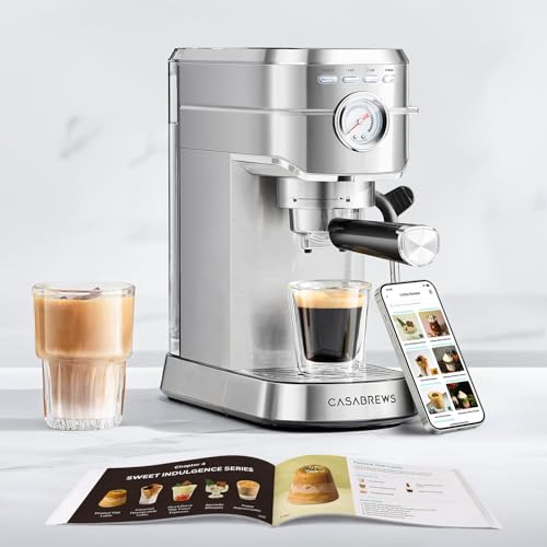 CM5418 Compact Espresso Machine with Milk Frothing Steam Wand
