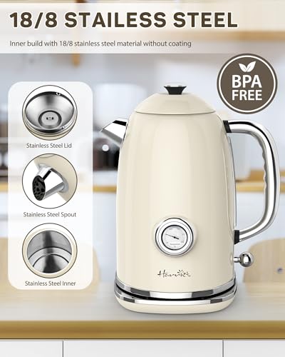 61oz Electric Kettle with Thermometer
