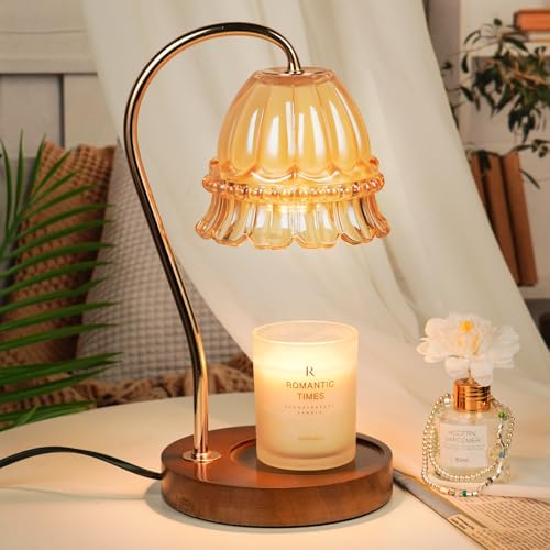 Flower Candle Warmer Lamp with Timer