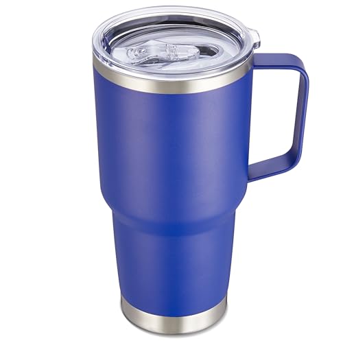 30 oz Stainless Steel Tumbler with Handle and Lid