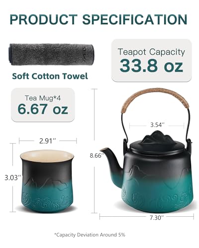 Ceramic Teapot with Infuser