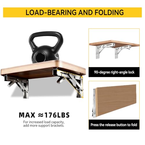 Folding Shelf Brackets (2 Count)
