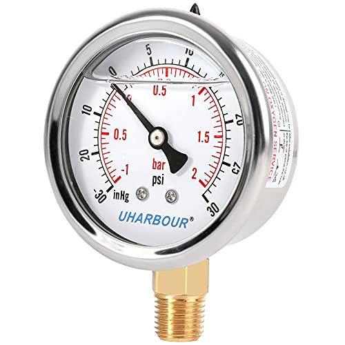 Glycerin Vacuum Pressure Gauge
