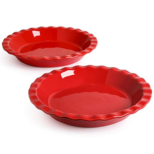 Ceramic Pie Pans for Baking (2 Count)