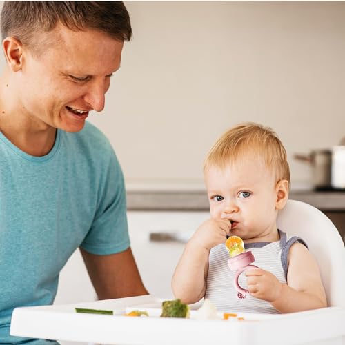 Silicone Baby Food Freezer Tray with Teething Popsicle Molds
