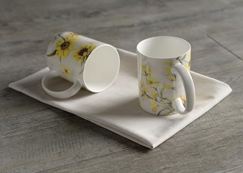 Coffee Mug with Handles Tea Cups (2 Count)