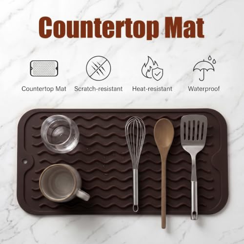 Silicone Dish Drying Mat for Multiple Usage