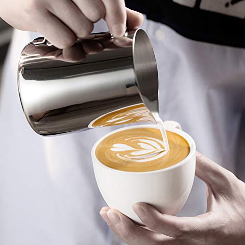 Stainless Steel Milk Frothing Pitcher 32 oz