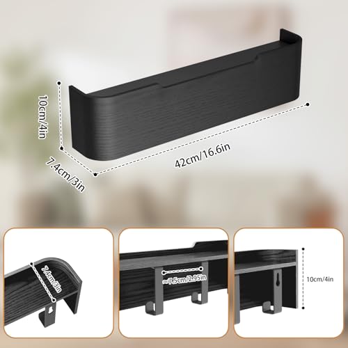 Wall Mounted Coat Rack with Shelf
