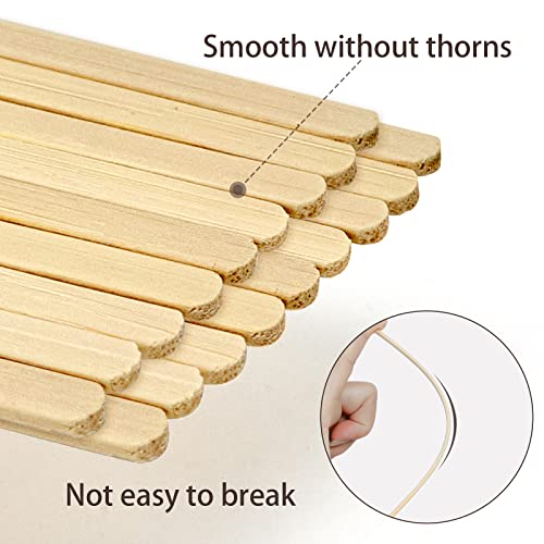 500Pcs Bamboo Coffee Stirrers Individually Wrapped