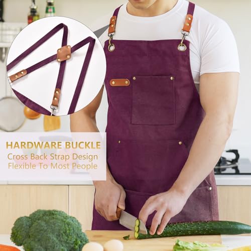 Canvas Aprons for Men Chef Apron