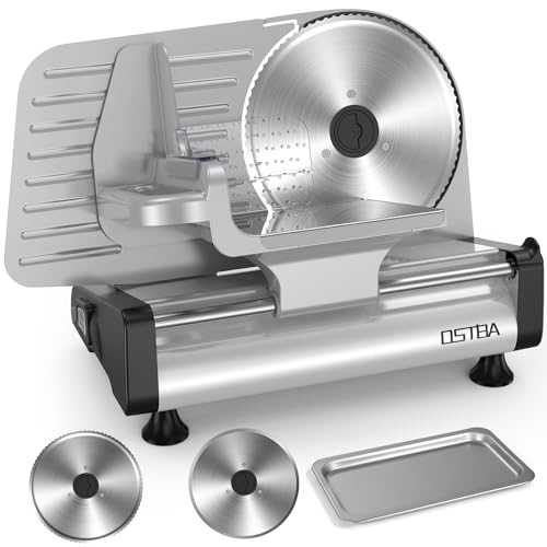 Meat Slicer Two 8.7” Stainless Steel Blades