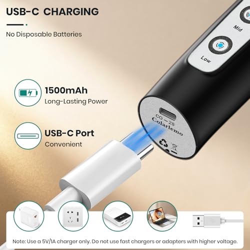Milk Frother Handheld Rechargeable