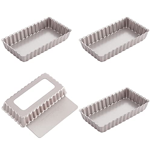 Mini Rectangle Tart Pan Set (4 Count)