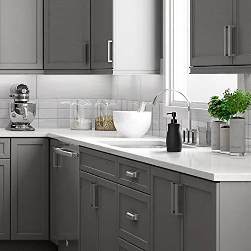 Stainless Steel Countertop Matte Black Soap Dispenser Liquid Bottle for Kitchen & Bathroom Hand Dish Lotion