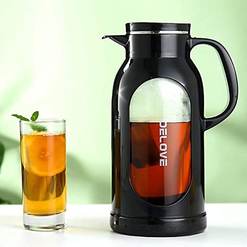 68 oz 2 Liter Glass Pitcher with Shatterproof Shell