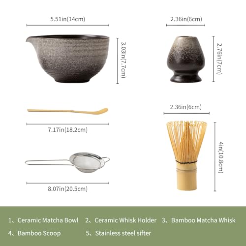 Matcha Whisk Set (5 Count)