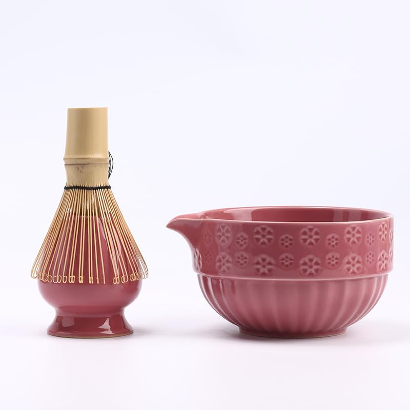 Matcha Whisk Set Pink