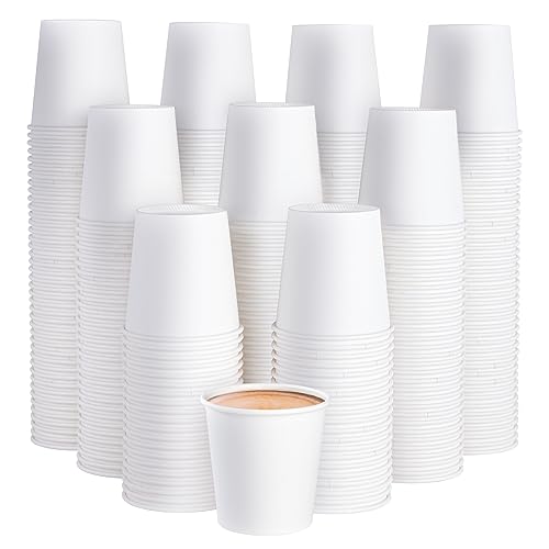 300 Pack 6 oz Disposable Paper Coffee Cup (300 Count)