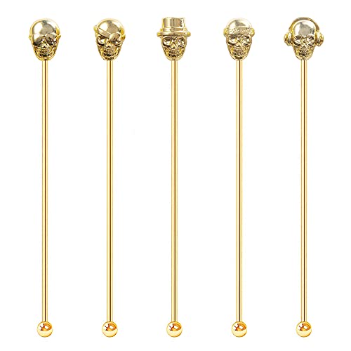 Skull Shape Swizzle Sticks
