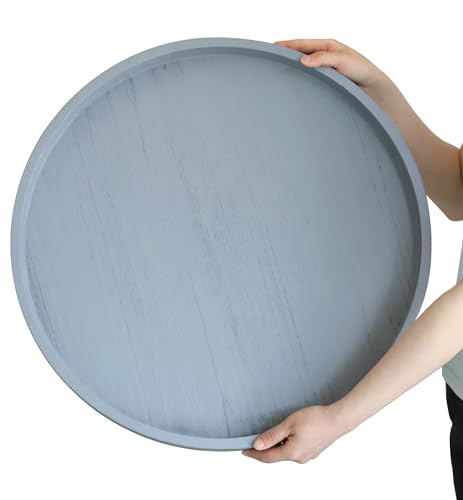 Round Ottoman Table Tray Round