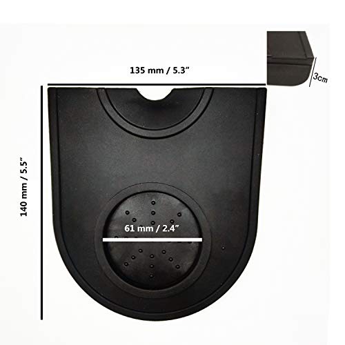 Coffee Tamper Mat Silicone Corner Tamping Mat