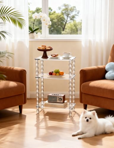 Acrylic Side Table Narrow