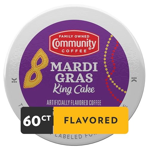 Mardi Gras King Cake Flavored (60 Count)