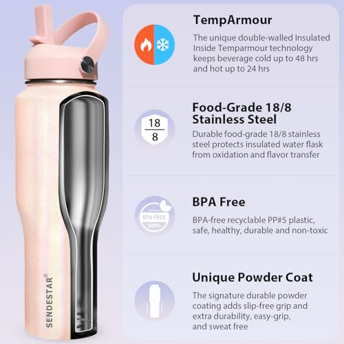 40oz Stainless Steel Water Bottle