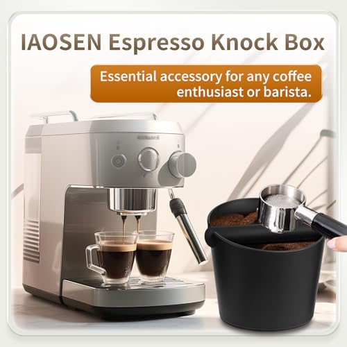 6.3Inch Knock Box Large Espresso Knock Box Shock