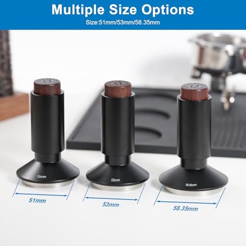2-in-1 Espresso Tamper & WDT Tool, 53mm Spring Loaded