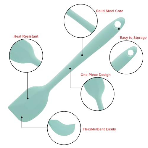 Silicone Spatulas Set (6 Count)
