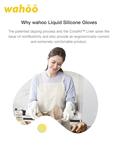 wahoo 12 Inch Liquid Silicone Oven Mitts