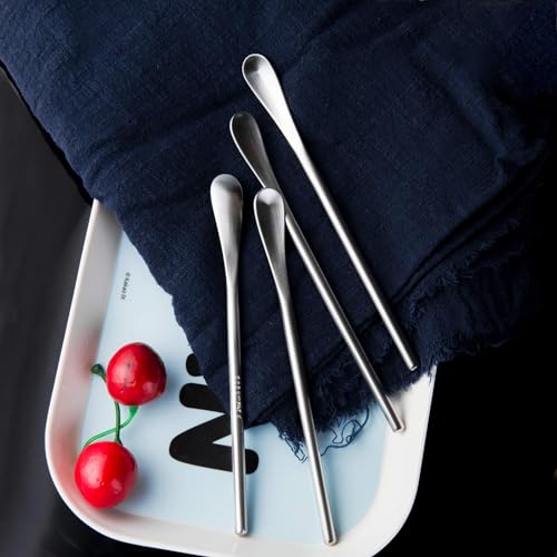 5.9 Inch Mini Espresso Spoons & Coffee Stirrers SUS304 Steel Set of 4 (4 Count)