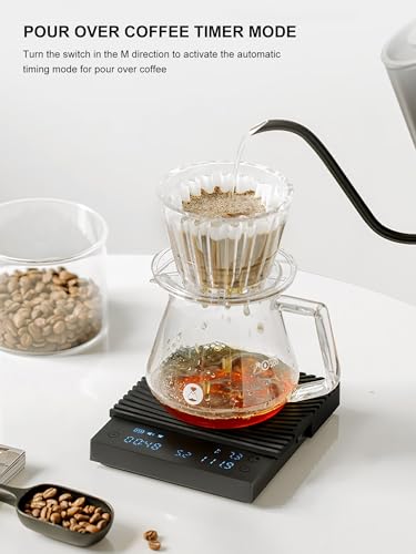 Black Mirror Basic 3 Coffee Scale with Timer