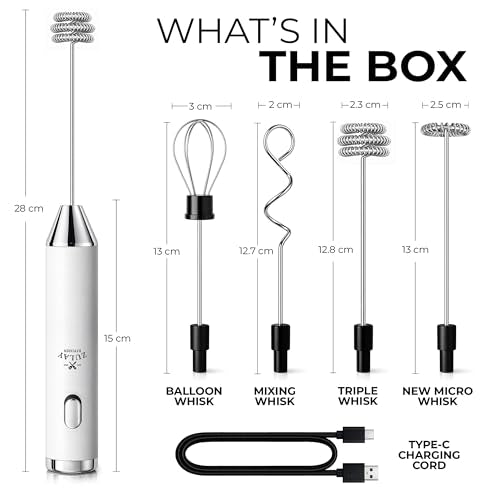 Rechargeable Milk Frother Handheld
