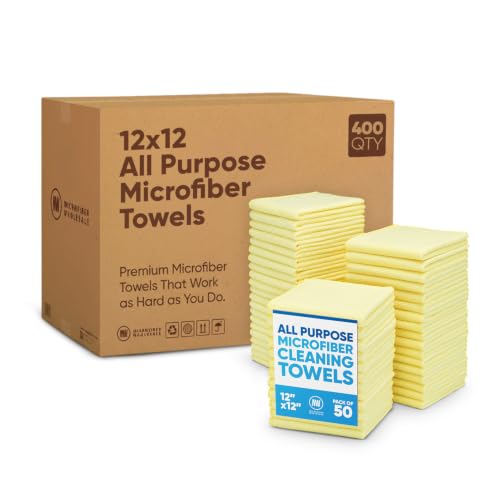 Bulk 12” X 12” All Purpose Towels Case Quantity (400 Count)